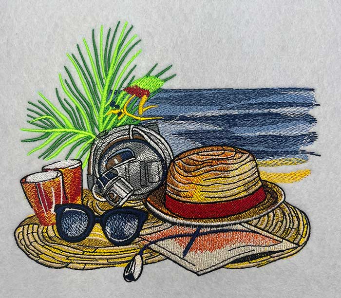 EL-BeachVacation_2M | Embroidery Legacy Beach vacations 2 embroidery design