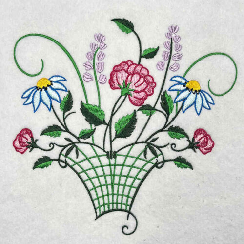 spring bouquet 2 embroidery design