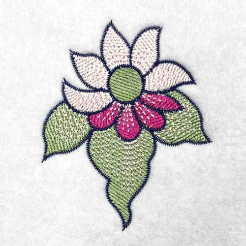 Fashion Flower embroidery design