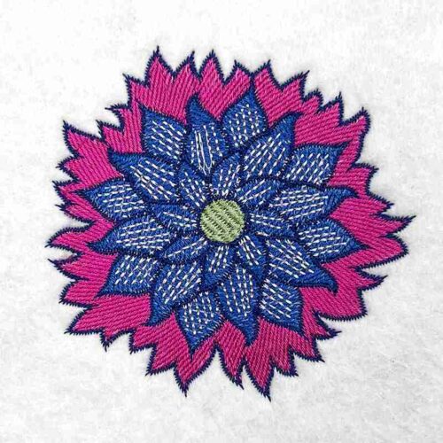 Fashion Flower embroidery design