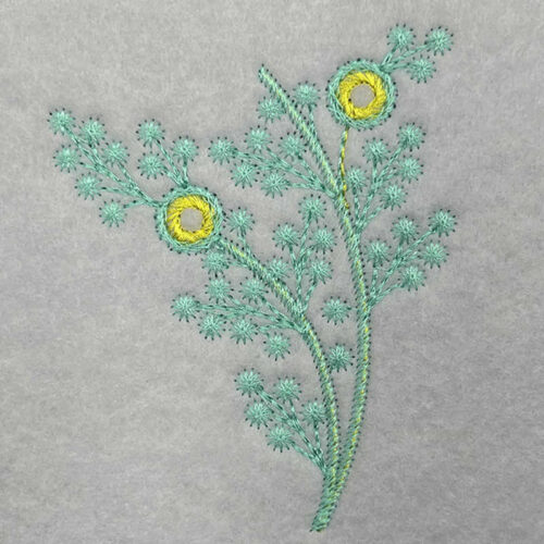 fashion floral 2 embroidery design