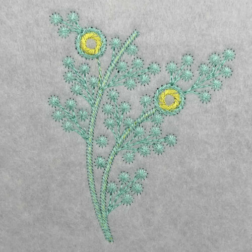 fashion floral 2 embroidery design