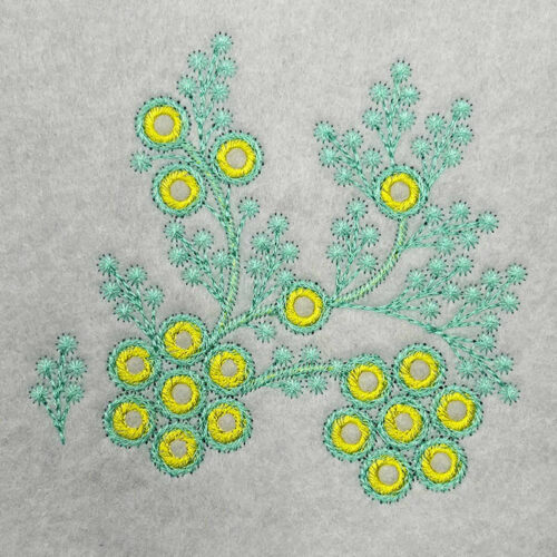 fashion floral 3 embroidery design