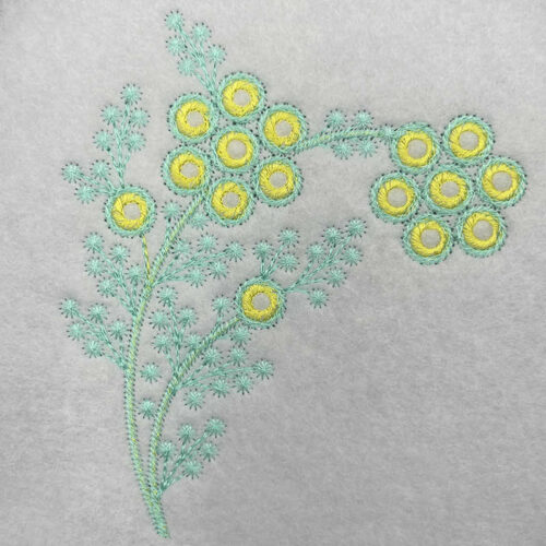 fashion floral 4 embroidery design