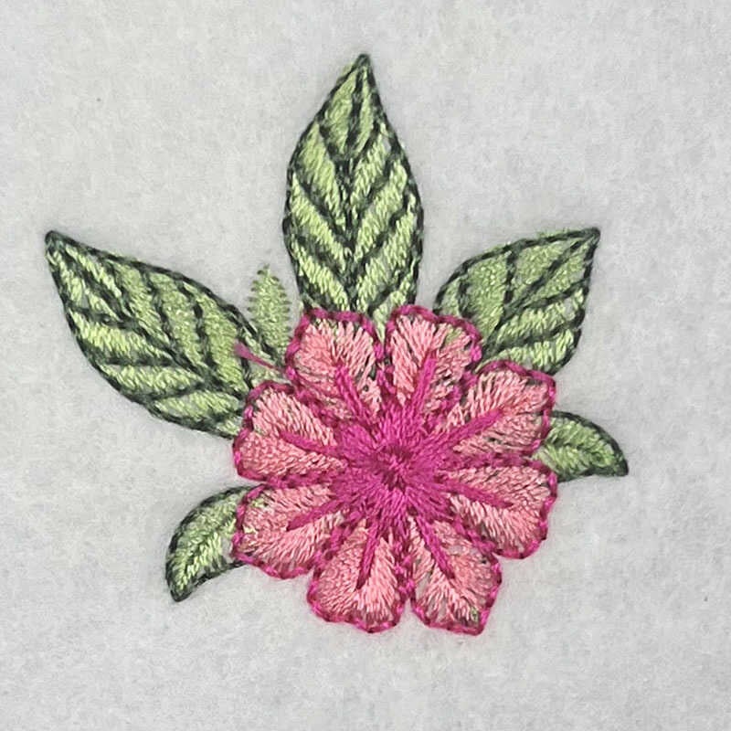 fashion floral embroidery design