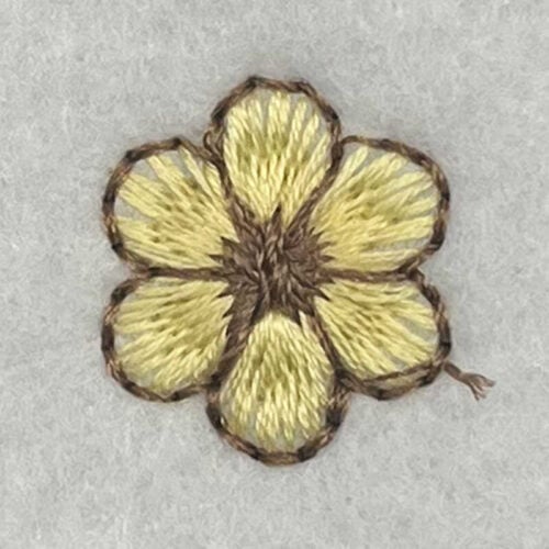 fashion floral embroidery design