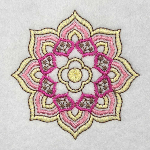 fashion floral 5 embroidery design