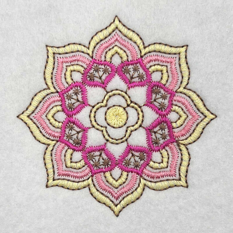 fashion floral 5 embroidery design