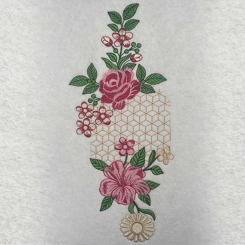 fashion floral 6 embroidery design