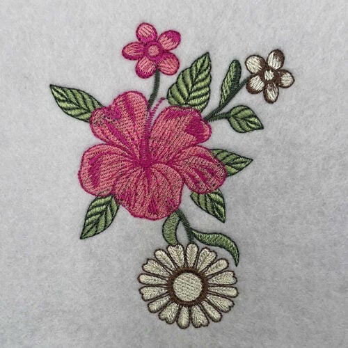 fashion floral 7 embroidery design