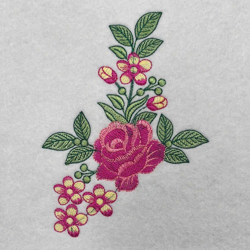 fashion floral 8 embroidery design