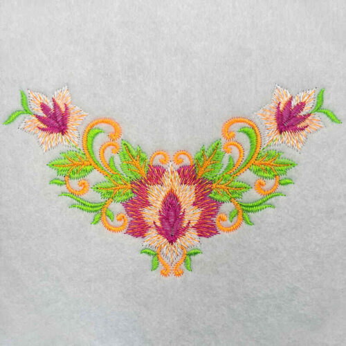 fashion decor neckline embroidery design