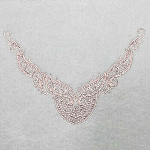 fashion decor neckline embroidery design