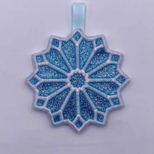 Puff Stuff Ornament Snowflake 7