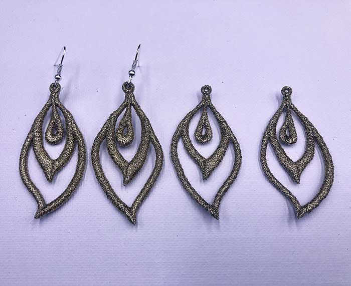 Earrings vol. 1 - 6 embroidery design