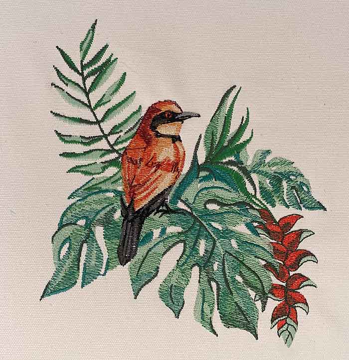 El-BOP_7 | Embroidery Legacy Bird of Paradise 7 embroidery design