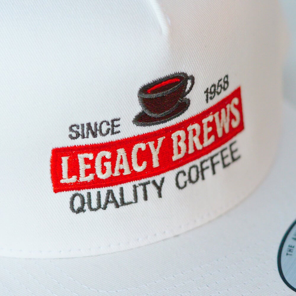 Embroidery logo on a cap