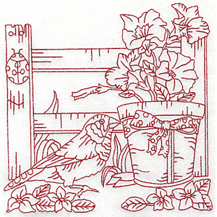 GardenScene | Embroidery Legacy Garden Scene