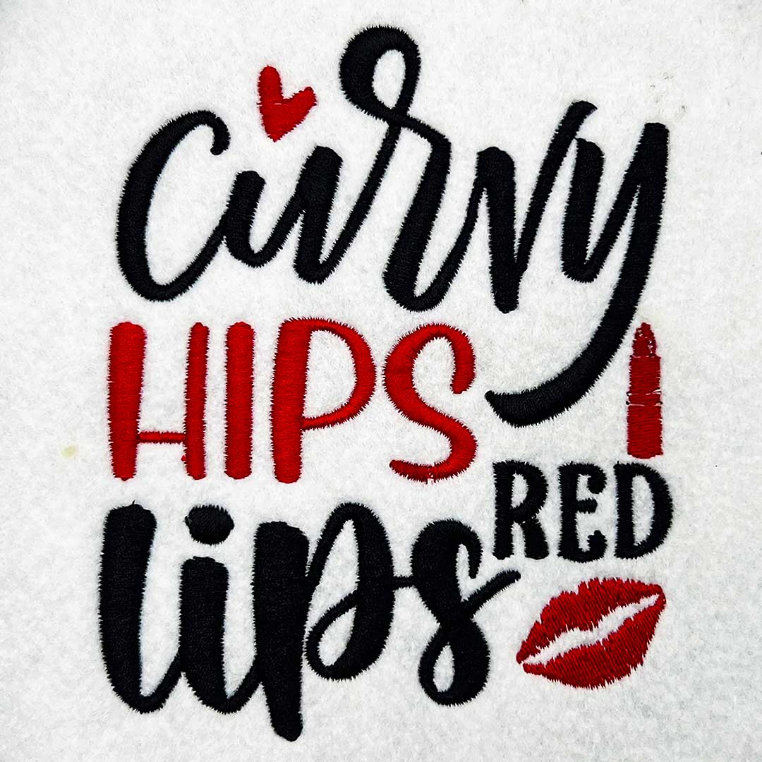 ISSB_CurvyHipsRedLips | Embroidery Legacy Curvy hips red lips embroidery design