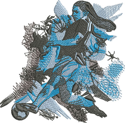 Soccer Girls Paint Splash