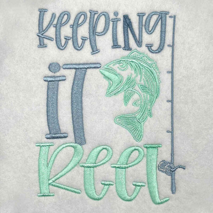 Keeping It Reel embroidery design