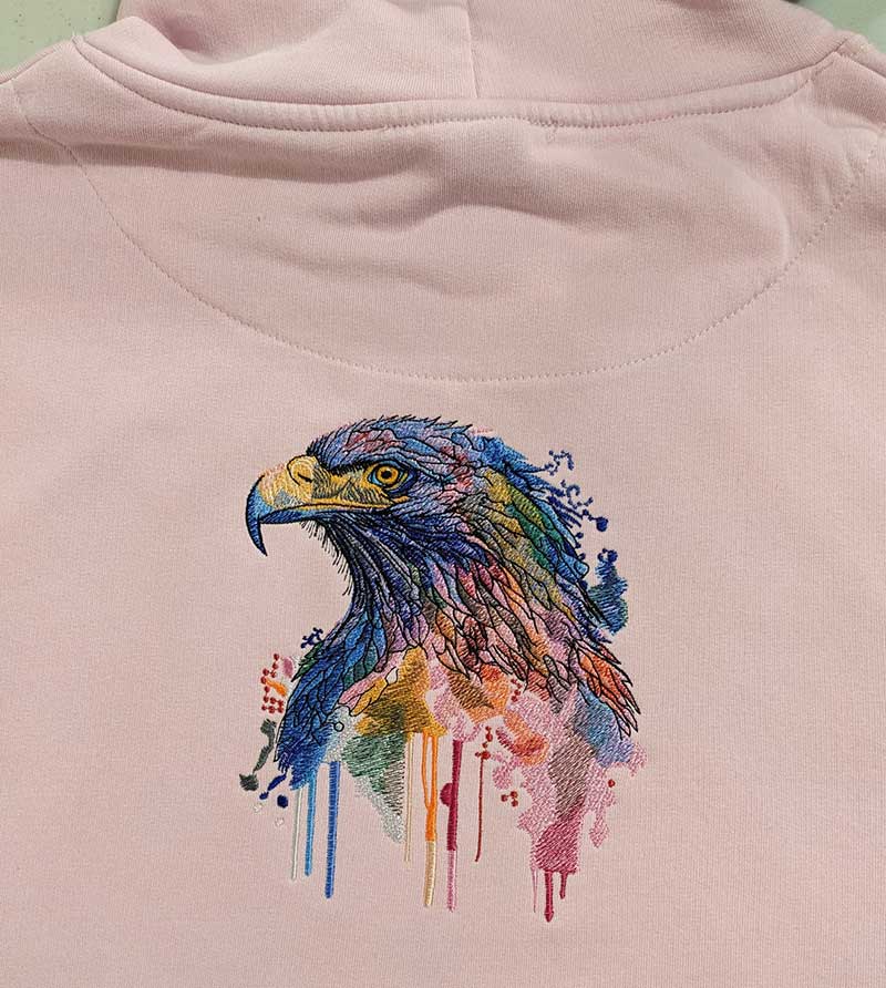 PaggieC-RainbowEagle1- | Embroidery Legacy rainbow eagle 1 shirt