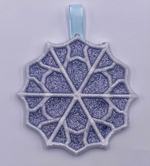 In the Hoop: Puff Stuff Ornament Snowflake 11