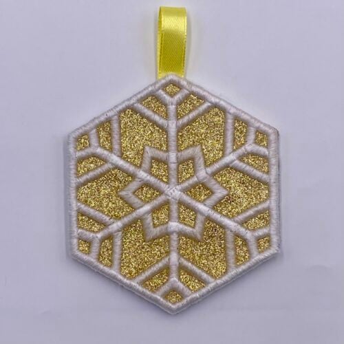 Puff Stuff Ornament Snowflake 2A