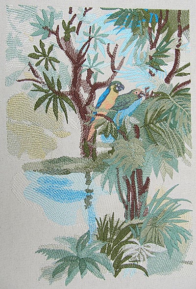 Pura Vida embroidery design
