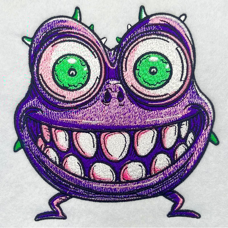 Purple Aliens_4 | Embroidery Legacy Purple Alien 4 embroidery design