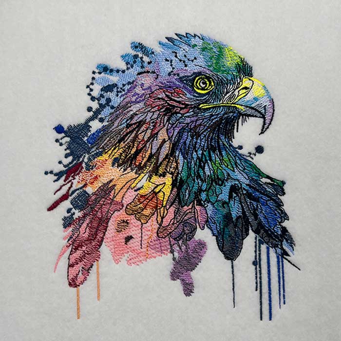 RainbowEagle1_2 | Embroidery Legacy Rainbow Eagle 2 embroidery design