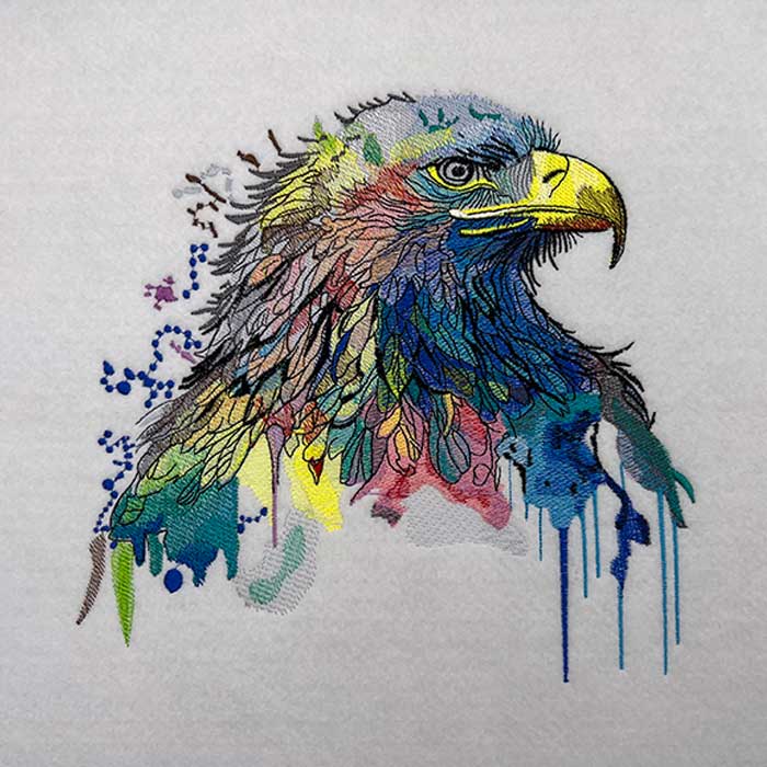 RainbowEagle1_4 | Embroidery Legacy Rainbow Eagle 4 embroidery design