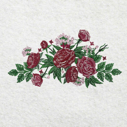 Roses and Peonies 3 embroidery design