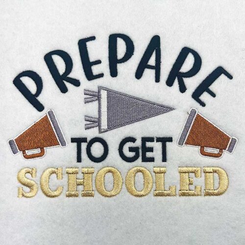 Embroidery Design: Prepare To Get Schooled