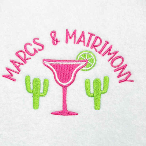 Margs matrimony embroidery design