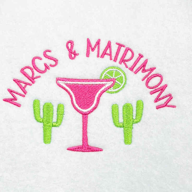 Margs matrimony embroidery design