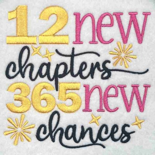Embroidery Design: 12 New Chapters – 4.25w x 4.15h