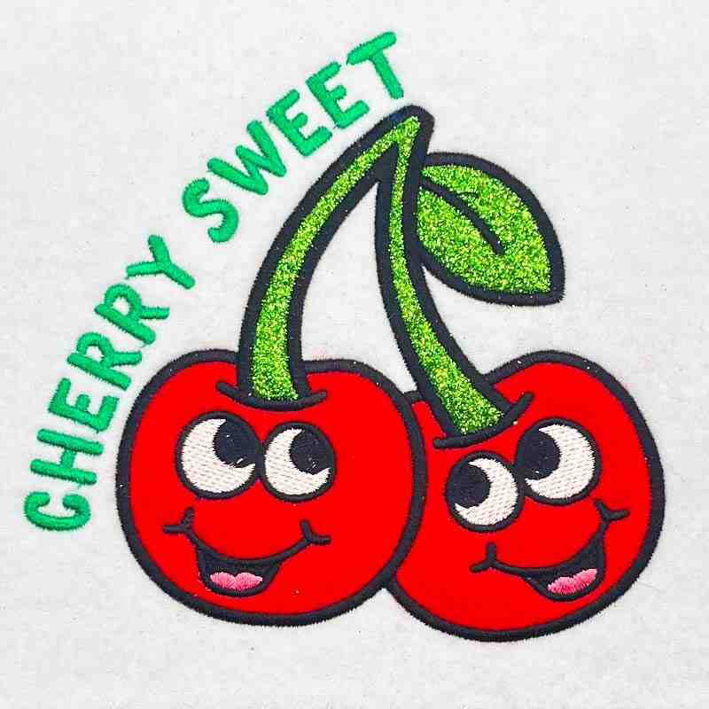 SDRFA_CherrySweet_A | Embroidery Legacy Cherry Sweet applique embroidery design