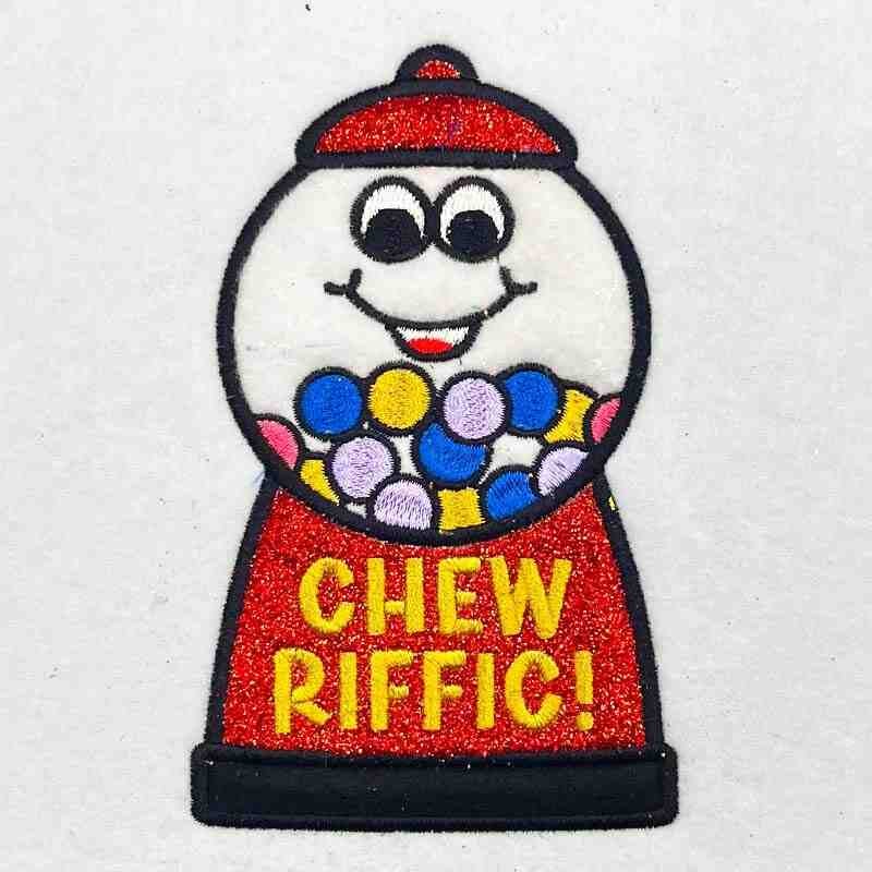 SDRFA_Chewrriffic_A | Embroidery Legacy Chew Riffic! applique embroidery design