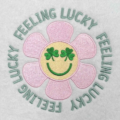 Feeling Lucky embroidery design