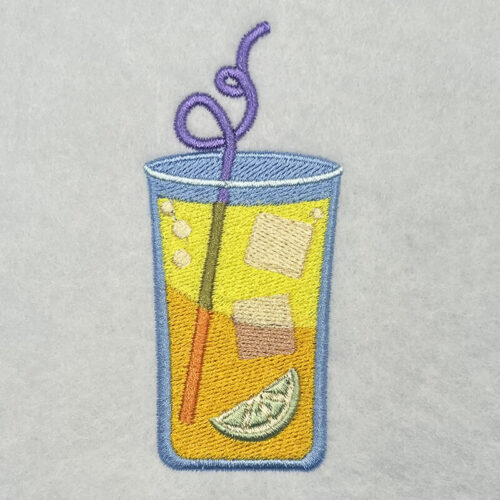 Summer Cocktail 1 embroidery design