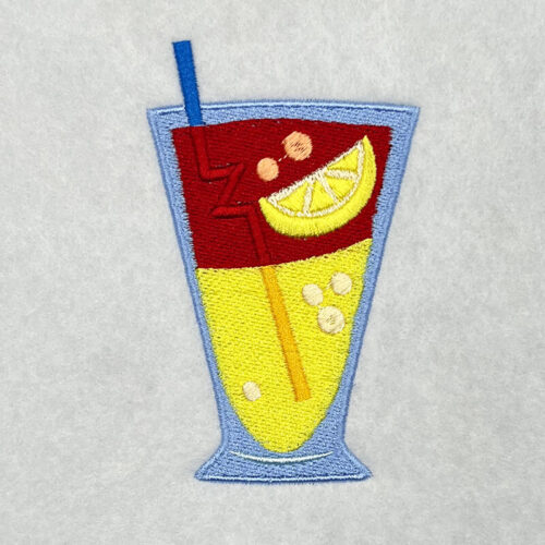 Summer Cocktail 3 embroidery design