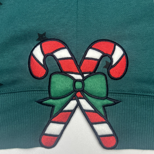 Side Bow Candy Cane