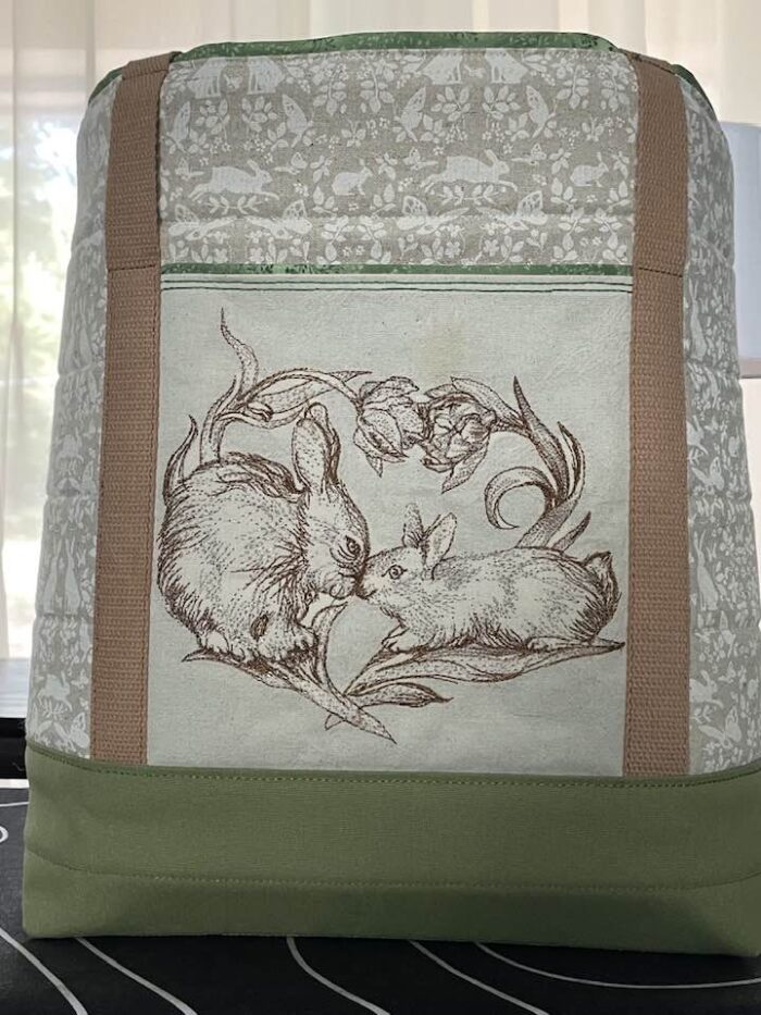Spring Rabbit bag sample