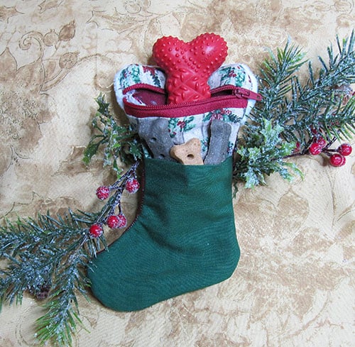 Dog Mini Stocking Embroidery Design