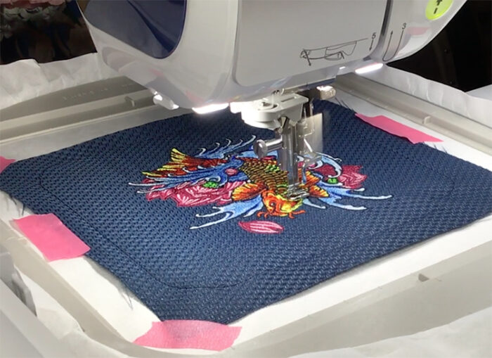 koi sunglass case project