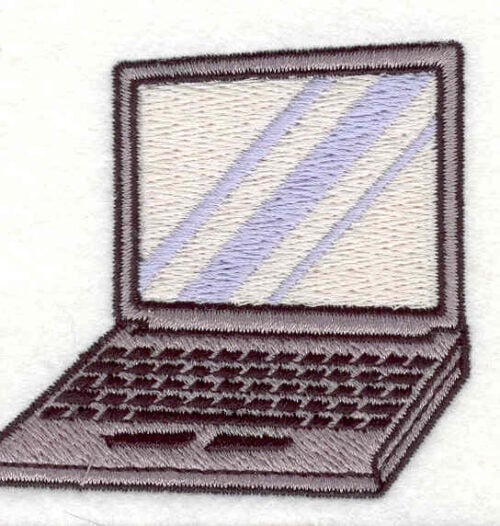 Embroidery Design: Laptop<br> 2.50w X 2.67h