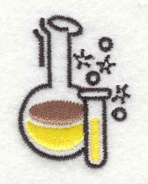 Embroidery Design: Test Tube<br> 1.57w X 1.13h