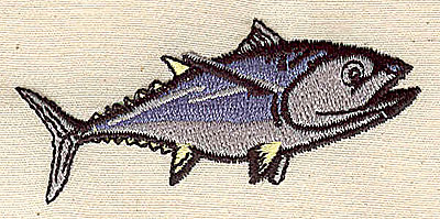 Embroidery Design: Tuna<br> 2.78w X 1.29h