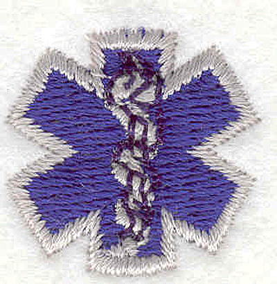 Embroidery Design: Medical Symbol 3<br>0.89" x 0.99"